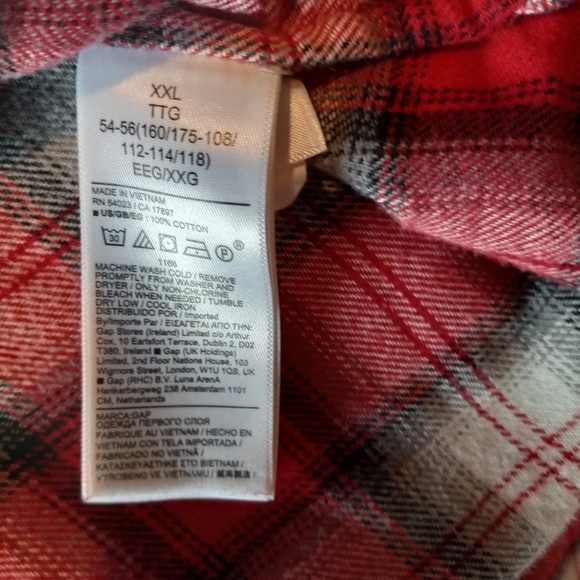 Gap Women's Flannel Shirt SZ XXL - Picture 4 of 4